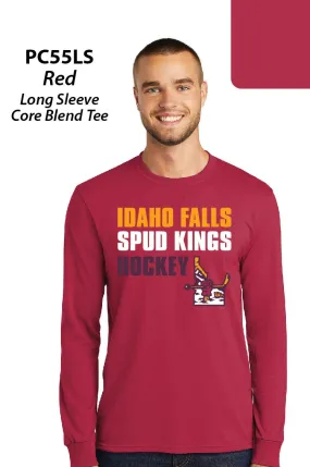 Spud Kings Red Long Sleeve Tee