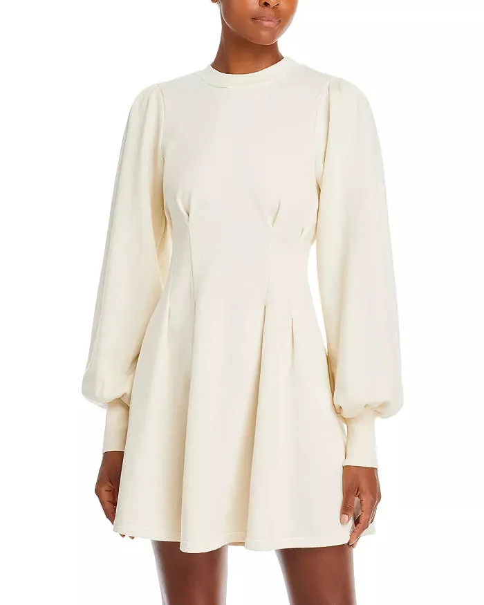 The Ivar Bishop Sleeve Mini Dress - Natural