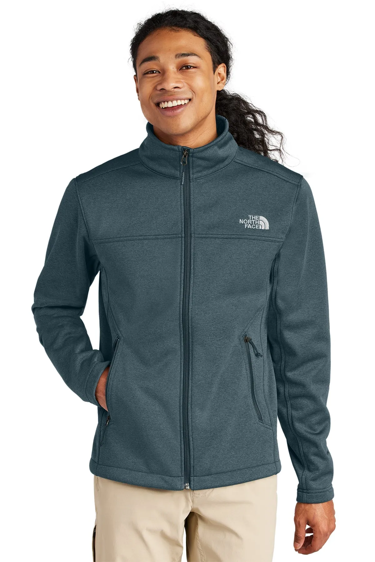 The North Face Ridgewall Soft Shell Custom Jackets, Urban Navy Heather