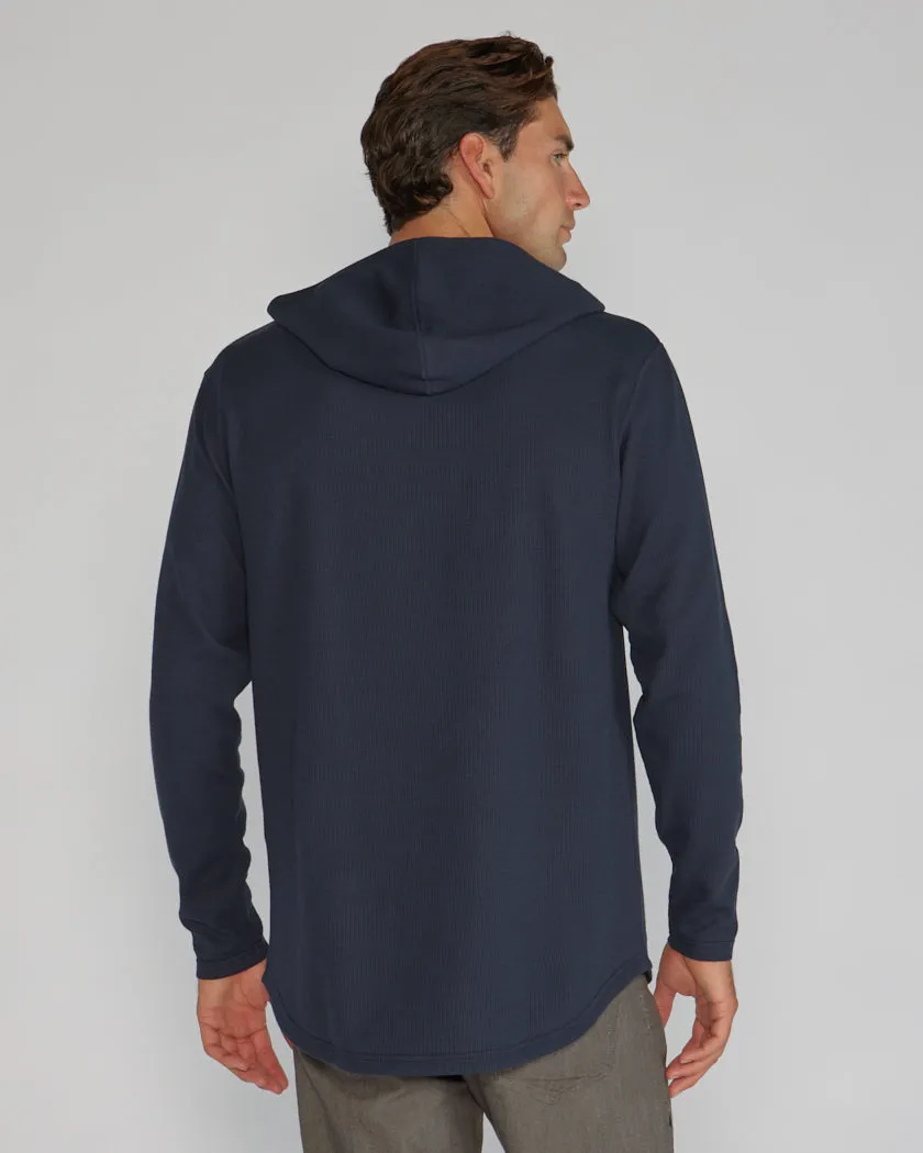 Thermal Hooded Drop-Cut Long Sleeve - Winter Layering Kit