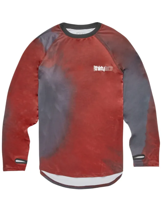 ThirtyTwo Ridelite L/S Thermal Shirt 2025 | Black/Red