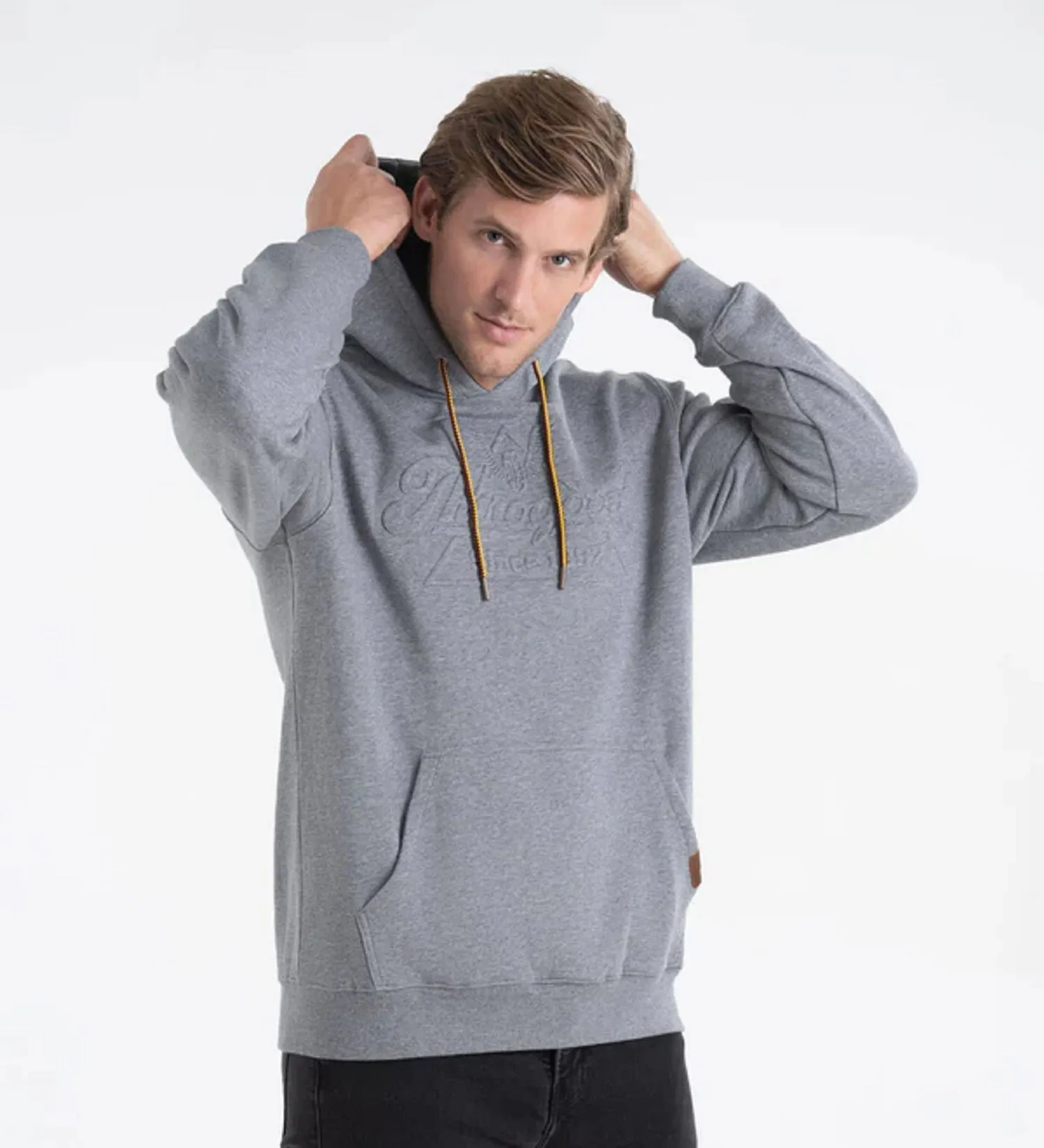 Thorogood Men's Heavyweight Brushed Embossed Logo Hoodie