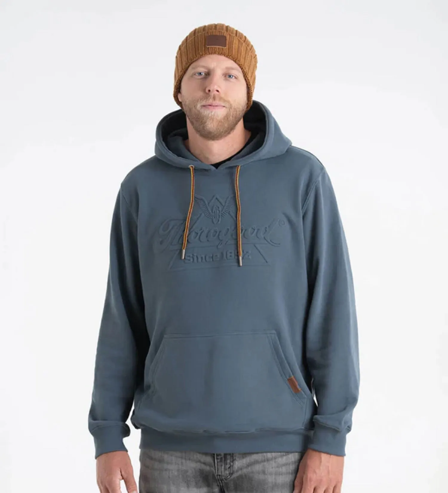 Thorogood Men's Heavyweight Brushed Embossed Logo Hoodie