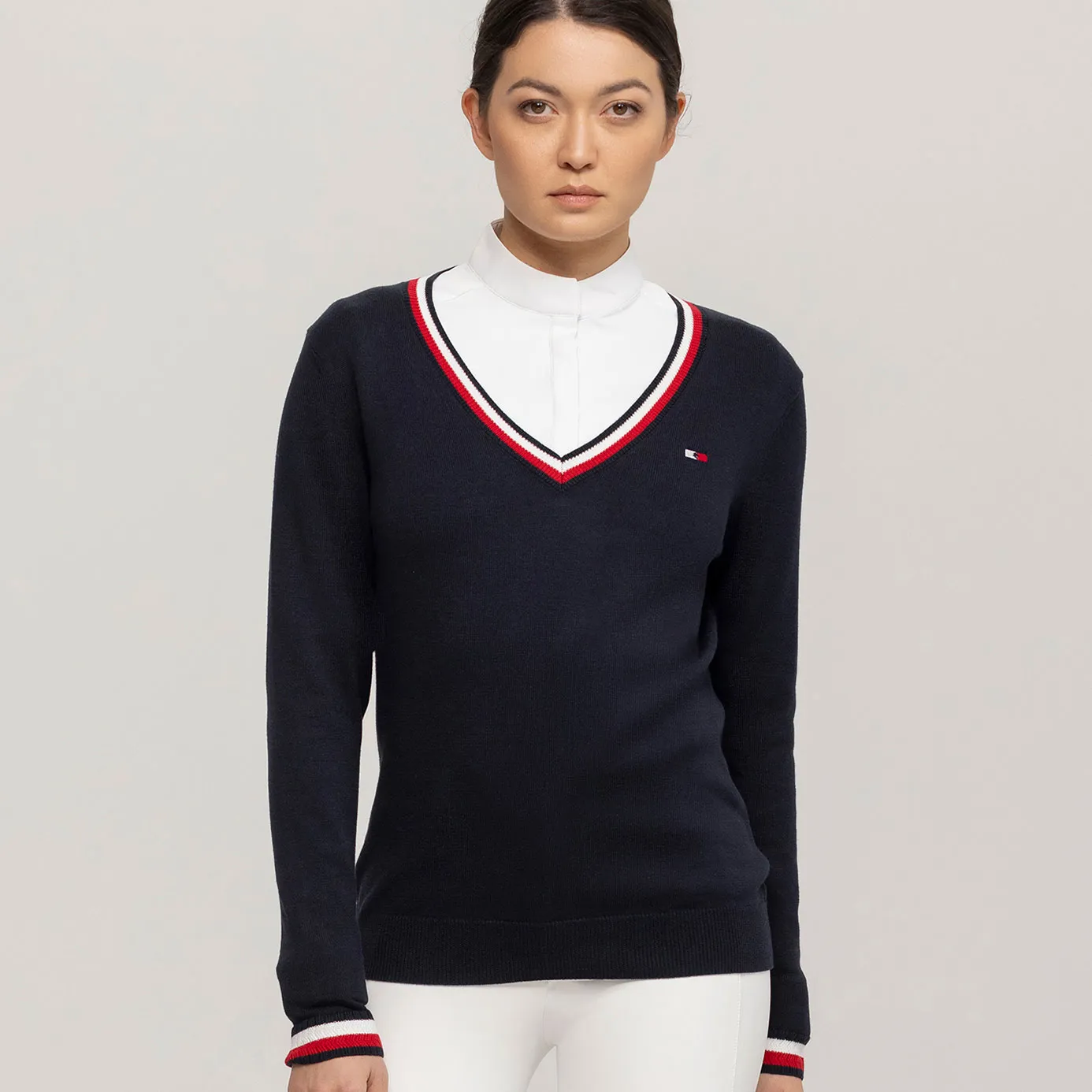 Tommy Hilfiger Indiana V-Neck Sweater - Desert Sky