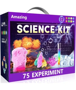 (Toys) IGRL STEM Science Kits for Kids Age 8-12/Mini Science Lab with 75  Easy Science Experiments/Featuring Chemistry Set/Science Magic/Earth Science/Educational Toys for Boys and Girls