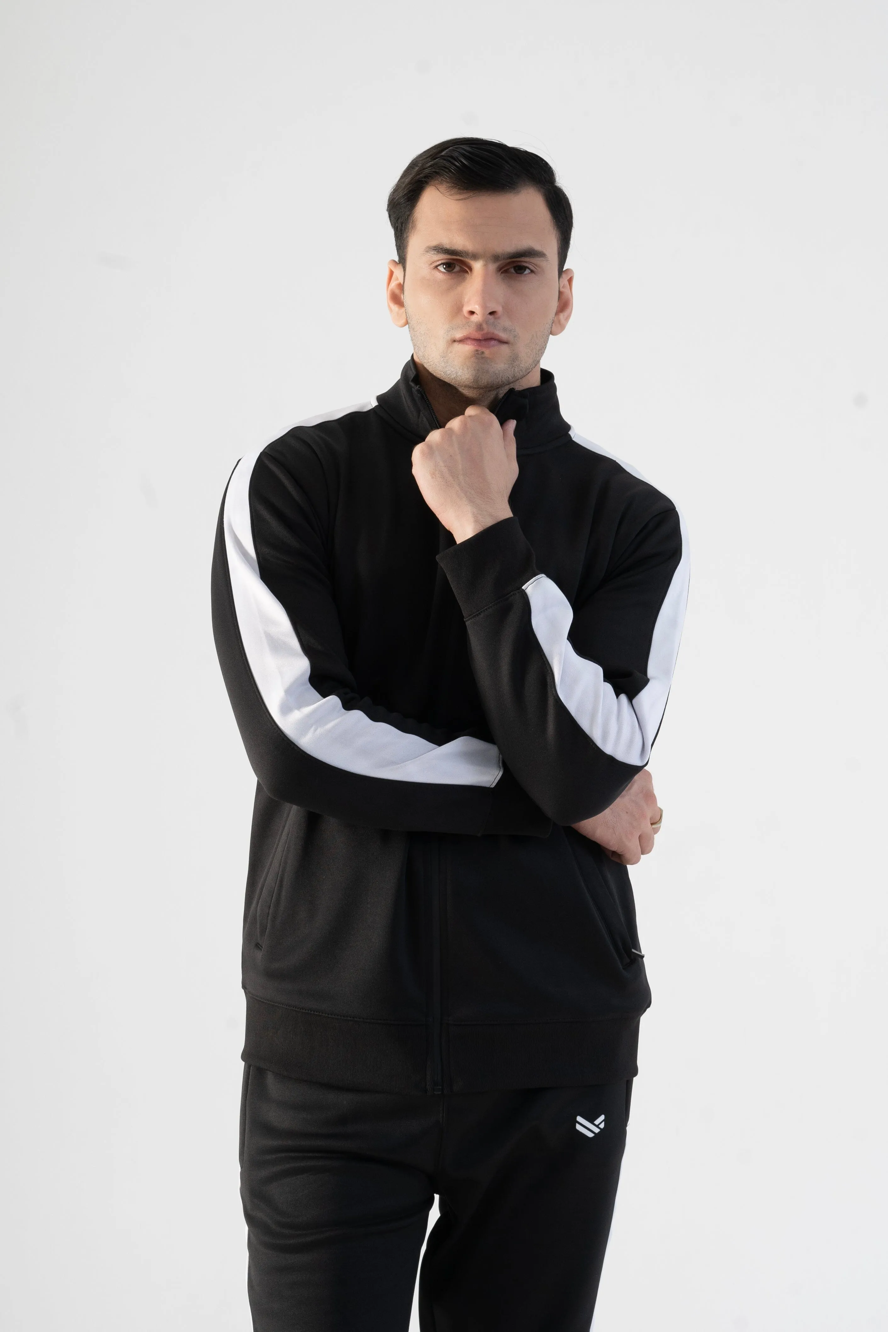 Urban Vogue Men's Contrast Panel Tracksuit