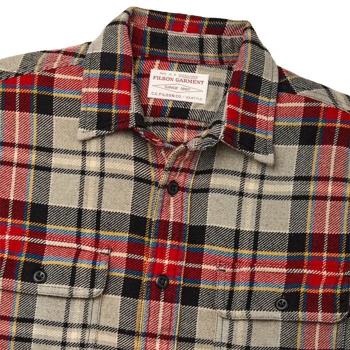 Vintage Flannel Work Shirt | Firepit Gray Heather Plaid