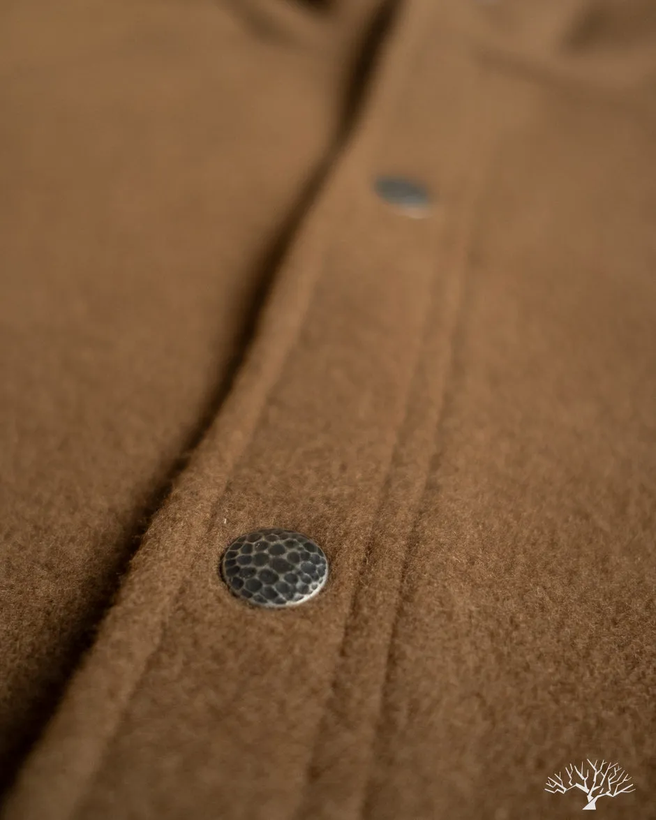 Welding Jacket - Tobacco Melton Wool