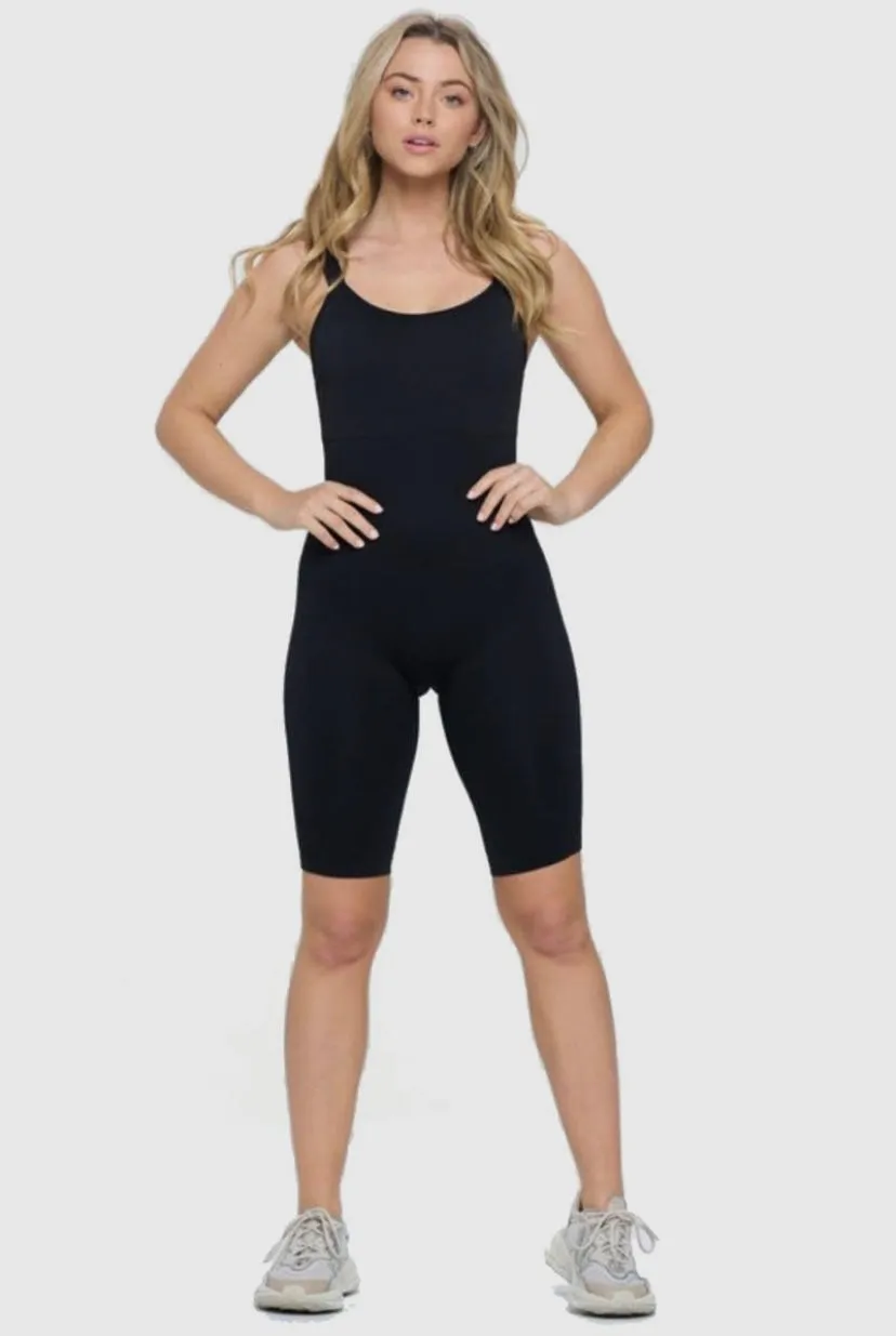 Yoga Romper - Black