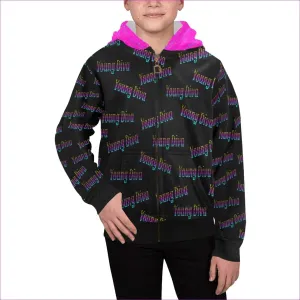 Young Diva Fuzzy Kids Hoodie