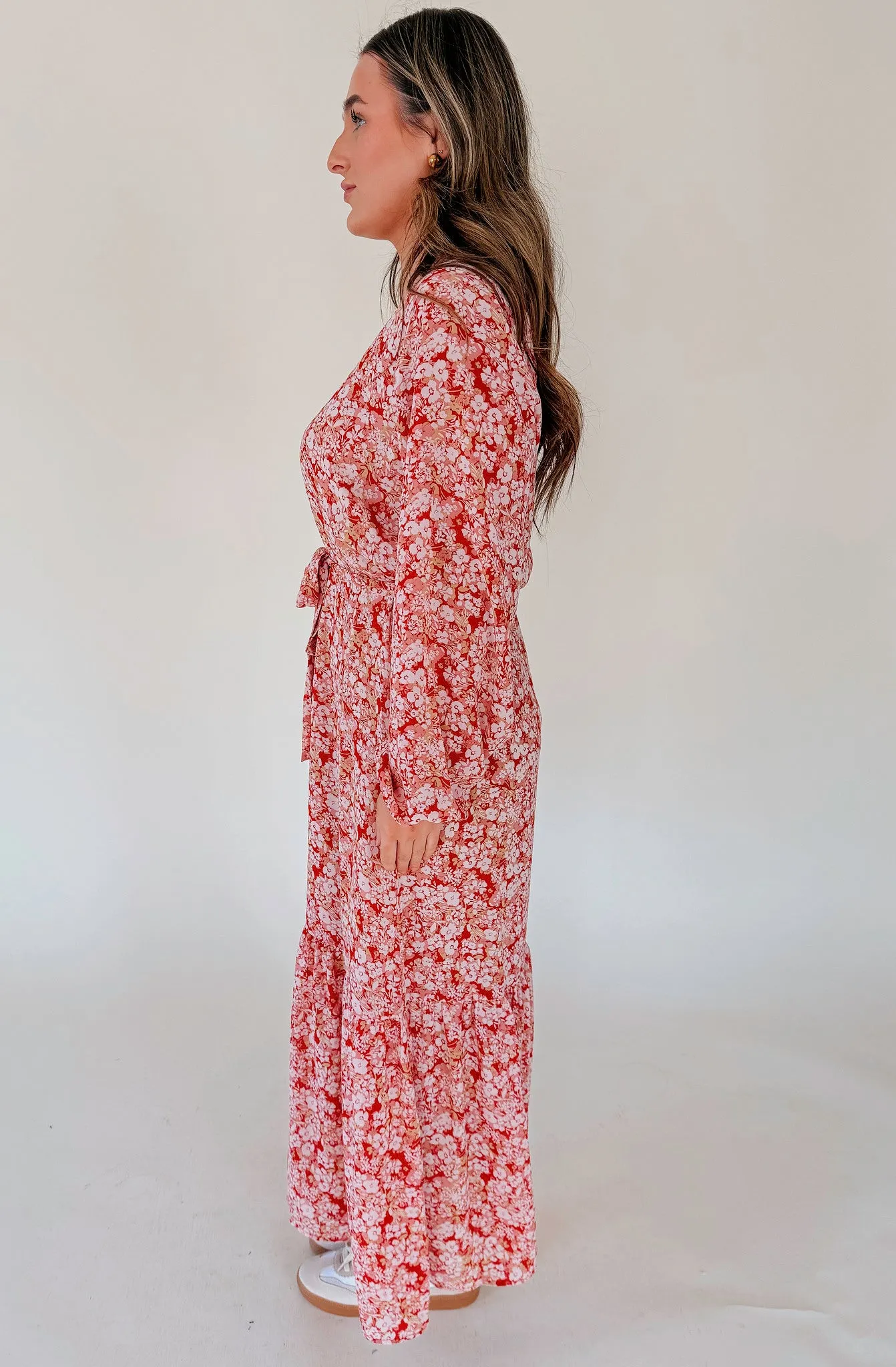 Z SUPPLY DELLA FLORAL PRINT MAXI  DRESS